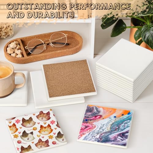 36 PCS Ceramic Tiles for Crafts (36 Count)