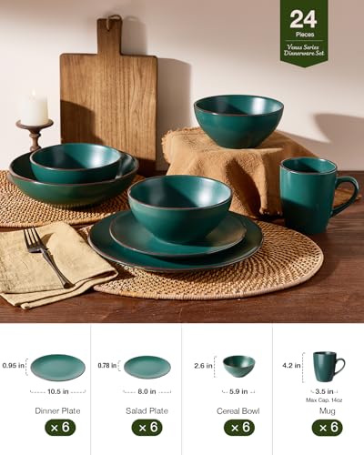 Venus Dinnerware Sets with Mugs (24 Count)