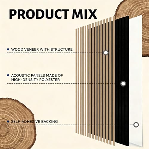 AKK Star Wood Slat Acoustic Panels