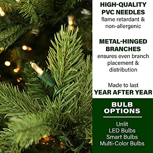 6.5 Ft. Foxtail Pine Artificial Christmas Tree with Stand and No Lights