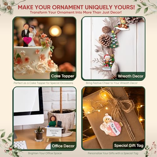 3D Fireplace Toddler Ornaments for Christmas Tree 2026
