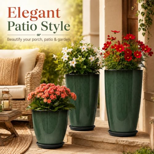 Set of 3 Tall Planter (3 Count)