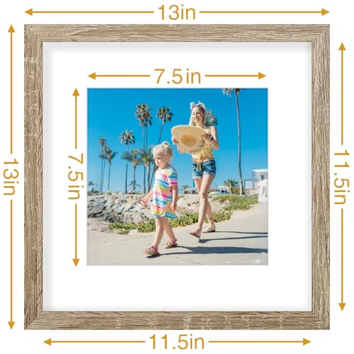 12x12 Picture Frames Set of 9 for Wall Mounting (9 Count)