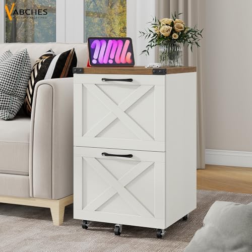 Farmhouse File Cabinet with 2 Drawers