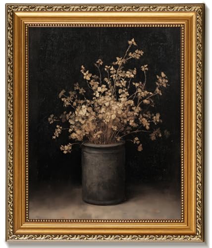 Vintage Gold Framed Wall Art for Home Decor
