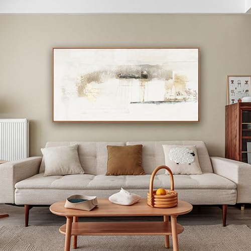 Minimalist Graffiti Multicolor Abstract Canvas Wall Art Decor 24”×48”