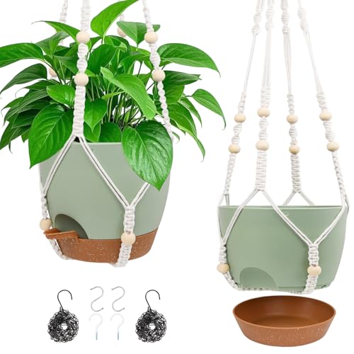 Hanging Planters for Indoor Outdoor Plants (2 Count)
