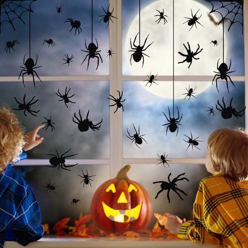 4 Sheets Spider Window Clings