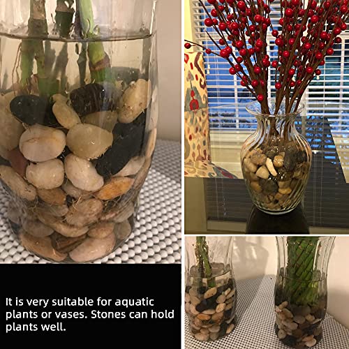 45lb Polished Pebbles for Plants Potting