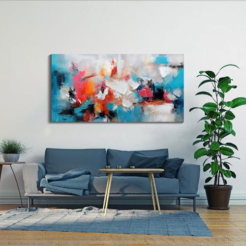Large bstract Wall Art Canvas Wall Art for Living Room Hand