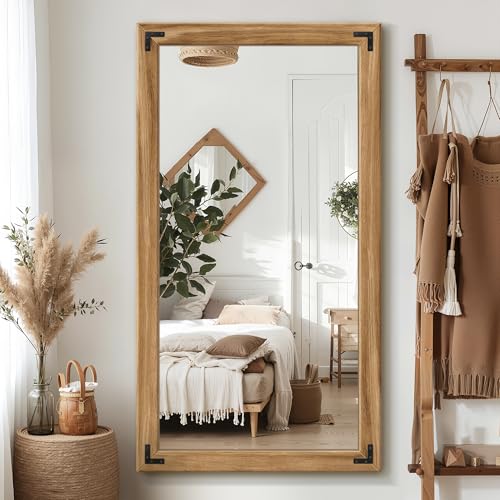 Wood Framed Bathroom Vanity Mirror for Wall