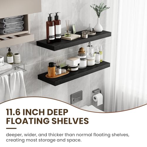 36 Inch Floating Shelves (2 Count)