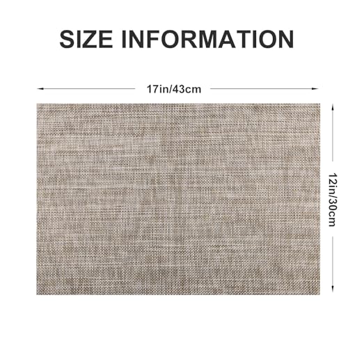 Vinyl Placemats Set of 8 (4 Count)