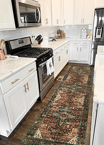 Ultra Thin Washable Vintage Runner Rug