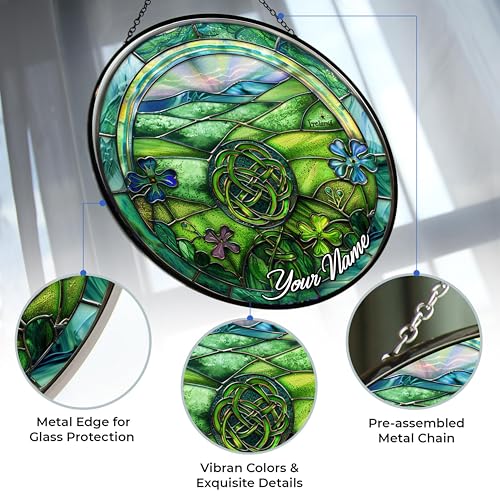 Ireland Stained Glass Sun Catcher