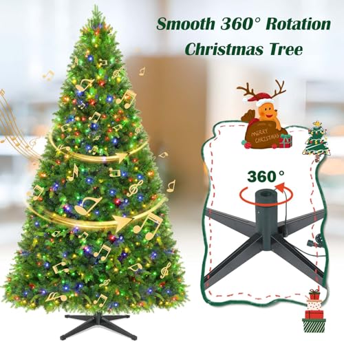 9FT Pre Lit Christmas Tree with Remote Control