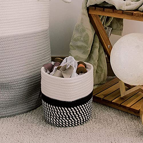 Cotton Rope Plant Basket Woven Basket for 10" 11" Pot