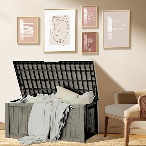 150 Gallon Outdoor Storage Box for Patio Furniture