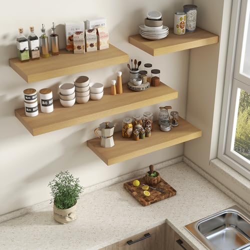Deep Floating Shelves 55x12” Set of 2 (2 Count)