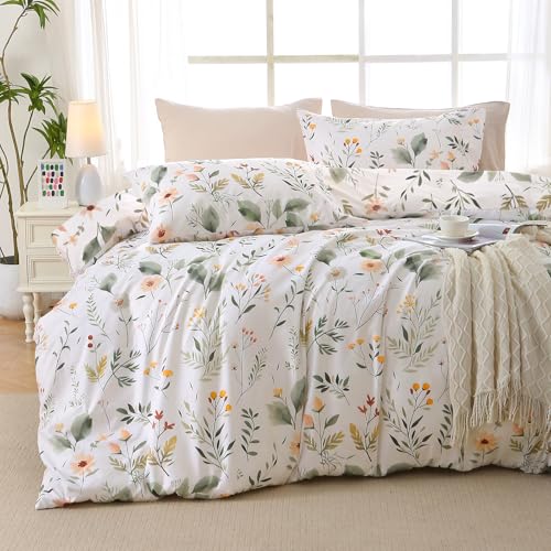 Garden Leaves Bed in a Bag King 7 Pieces