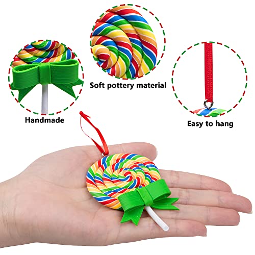 8 PCS Christmas Lollipop Ornaments (8 Count)