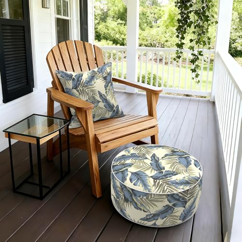 Inflatable Stool Ottoman Footrest with Handle