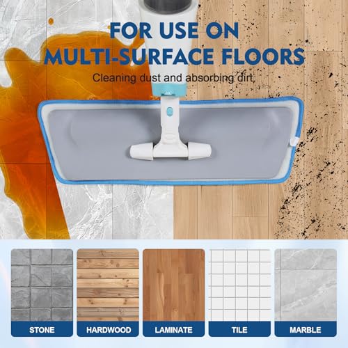 3 Pack Microfiber Mop Pads