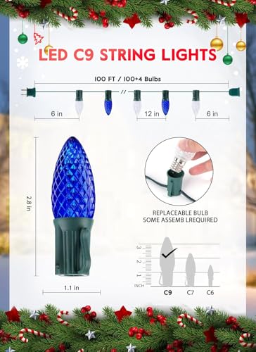C9 Christmas Lights Outdoor