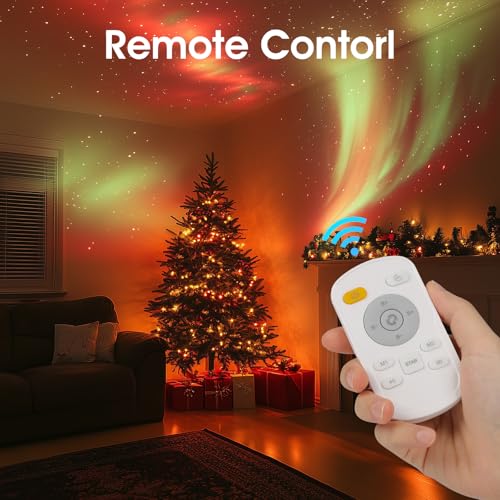 Northern Lights Galaxy Star Projector with 8 Modes