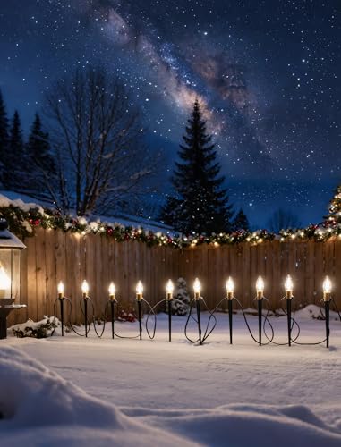 38.5FT Christmas Pathway Lights Outdoor