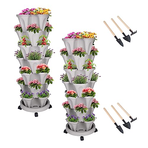 Stackable Vertical Garden Planter (2 Count)
