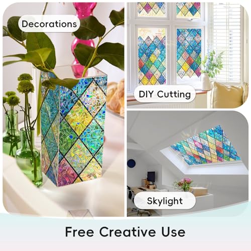 Stained Glass Window Film (463.54 sq in)