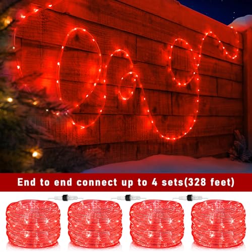 100FT 300 LED Rope Lights for Outside