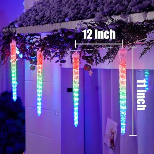 Christmas Meteor Shower Icicle Lights Outdoor (960 Count)