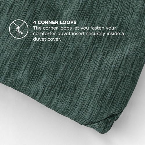 Dark Green King Size Comforter Set