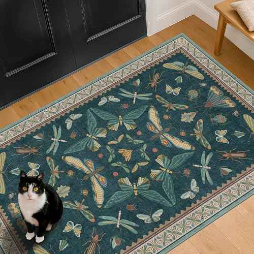 Teal 3x4 Entryway Rug (12 Sq Ft)