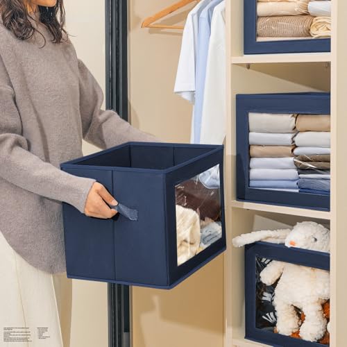 Stackable Storage Bins with Lids (5 Count)