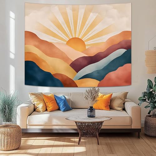 Abstract Mountain Tapestry