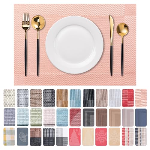 Placemats Set of 6 Washable Indoor (6 Count)
