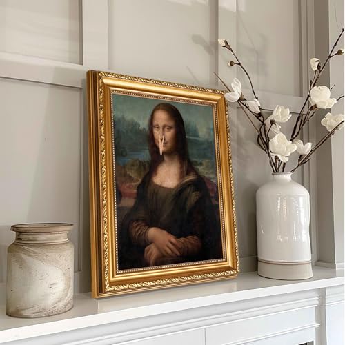 Vintage Gold Framed Wall Art for Home Decor