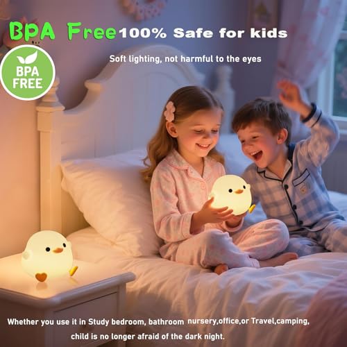 Cute Pea Duck Night Light