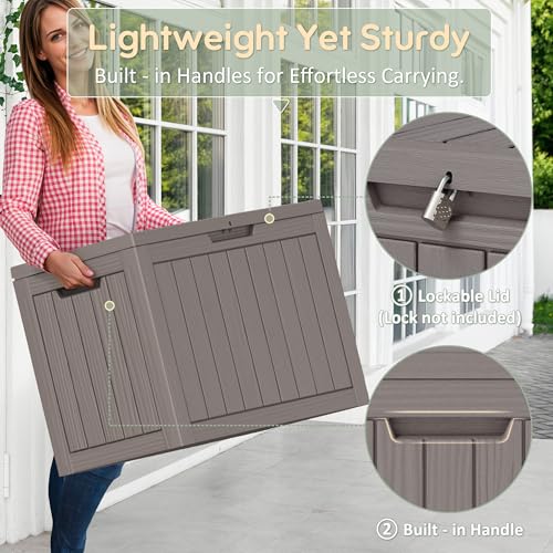 55 Gallon Outdoor Storage Box