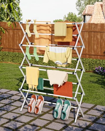 4 Tier Foldable Clothes Drying Rack