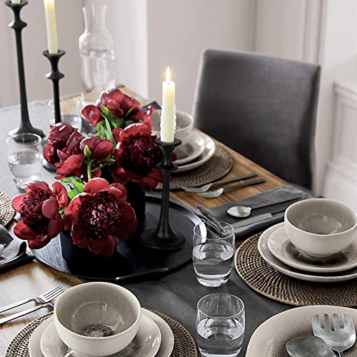 Black Iron Taper Candle Holder (3 Count)