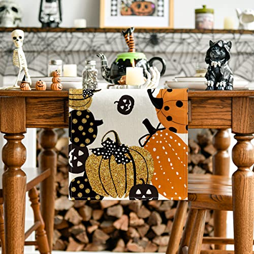 210 GSM Halloween Table Runner Home Party Decor 13x90 Inch