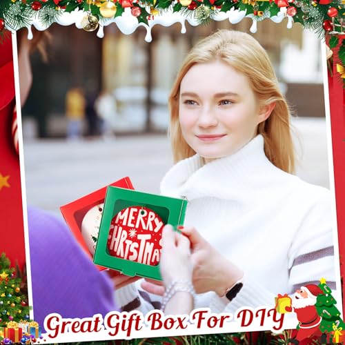 36 Pcs Christmas Sublimation Ornament Blanks Box (36 Count)