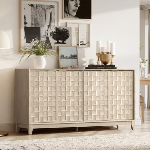60" Sideboard Buffet Cabinet with Storage