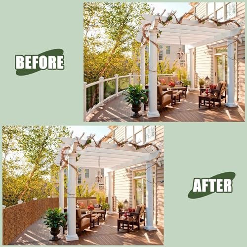 2 Pack Reed Bamboo Screen Fencing