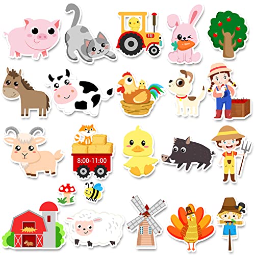 Brand Farm Animal Gel Clings Stickers for Kids
