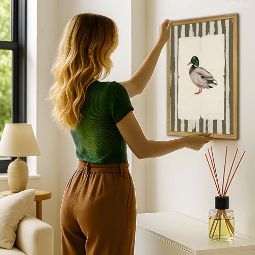 Vintage Framed Duck Wall Art Print